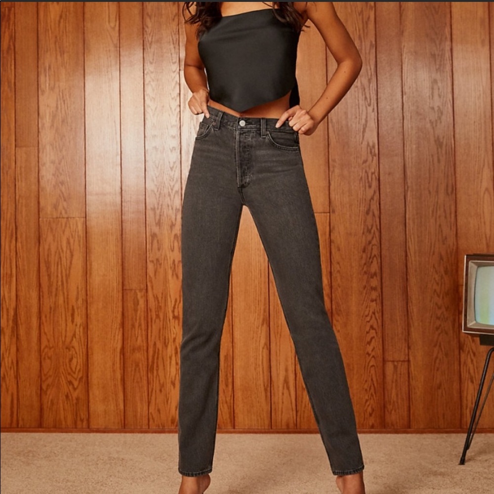 Aritzia Denim Forum the Nina Stovepipe jeans